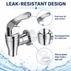 2-Pack Push Beverage Dispenser Water Spigot, Abs Plating Material