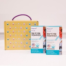 [선물박스증정] 바디스콥 칼슘 마그네슘 아연&비타민D x 2입 총 6개월 [Gift Box Included] Bodyscoop Calcium Magnesium Zinc & Vitamin D x 2 Packs for a Total of 6 Months
