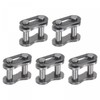 sourcing map 5Pcs #25 Chain Master Connector Link Roller, 1/4"