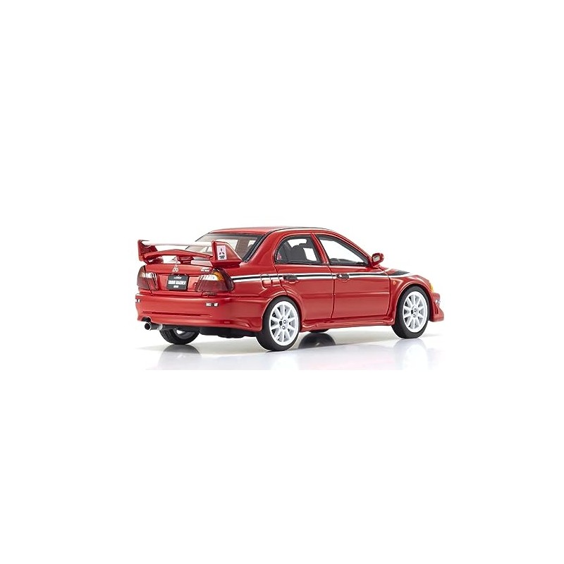 Kyosho Original 1/43 Mitsubishi Lancer Evolution VI TME Red Finished