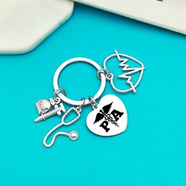 Xiahuyu Physician Assistant Gifts PA Physician Assistant Keychain Physician Assistant Graduation gift PA Student Gift Physician Assistant Appreciation Gift PA Week Gift Christmas Birthday Gift