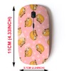 CJCBROES 2.4G Wireless Mouse with Cute Pattern Design for All