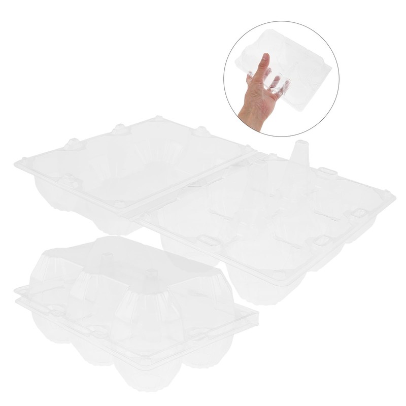 DOITOOL 6 Pcs Goose Egg Cartons 6 Count Plastic Duck