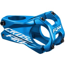 Funn Crossfire Mountain Bike Stem with 35 mm Handlebar Clamp - Durable and Lightweight Alloy Stem for Mountain Bike and BMX Bike, Length 50 mm Stem (Blue)