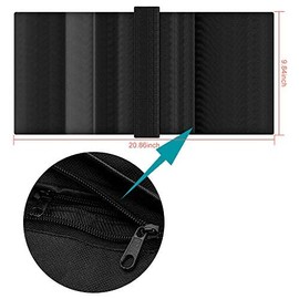 Fotover Sand Bag Photography Studio Video Heavy Duty Sandbag Saddlebag for Photo Studio Light Stand Boom Arm Camera Tripod with Travel Carabiner,3 Pack (Black)