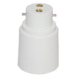 YI LIGHTING - B22 to E26/E27 Edison Screw Base Adapter Converter for LED Halogen CFL Light Lamp (2)