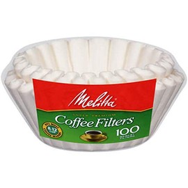 MELITTA 100 Count White Basket Filter