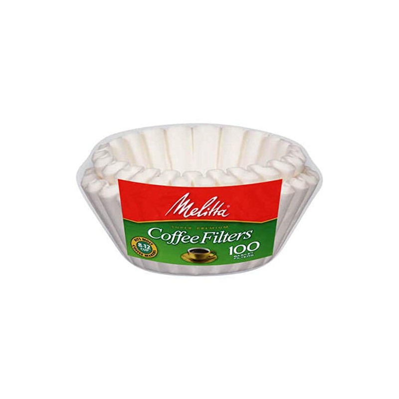 MELITTA 100 Count White Basket Filter