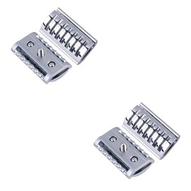 FOMIYES 2sets Razor Men Facial Razor Facial Hair Remover Hand Shaver Replacement Head Shaver Head Accessories Supplies 2pcs*2
