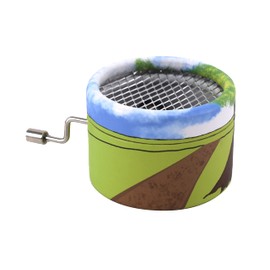 Voggenreiter 1284 "Frère Jacques" (brother Jakob) music box with quality musical mechanism and hand crank, robust and child-friendly housing