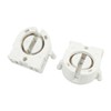 uxcell Plastic Shell Fluorescent Lamp Socket for T8 Tube Light 2 Pcs