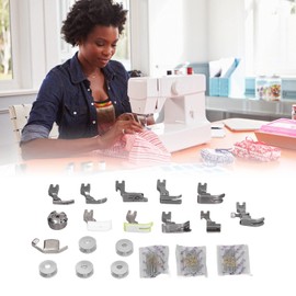 Reemplazo del Pie de la Máquina de Coser, Pie Prensatelas Práctica Máquina de Coser Industrial Juego de Prensatelas de Repuesto de Acero Inoxidable