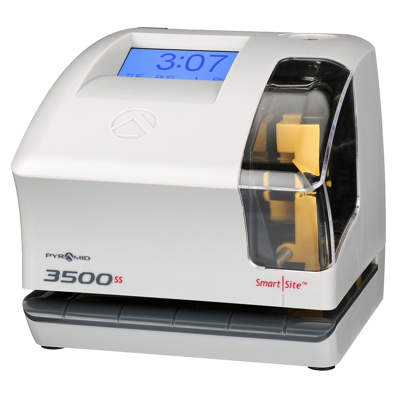 Pyramid Time Systems 3500ss Employment Time Clock & Document Stamp,