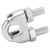 8pcs 3/8 Inch M10 Stainless Steel Wire Rope Cable Clip