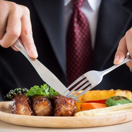 ZhaoCo 4 Piece Cutlery Sets Portable Camping Cutlery and Travel Cutlery Made of Stainless Steel, Environmentally Friendly Wheat Straw Cutlery Set Ideal Cutlery Set for Outdoor, Travel, Office, School Lunch Box