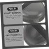 jojofuny 3 Pairs Guard Steel Toe Covers for Safety Shoes
