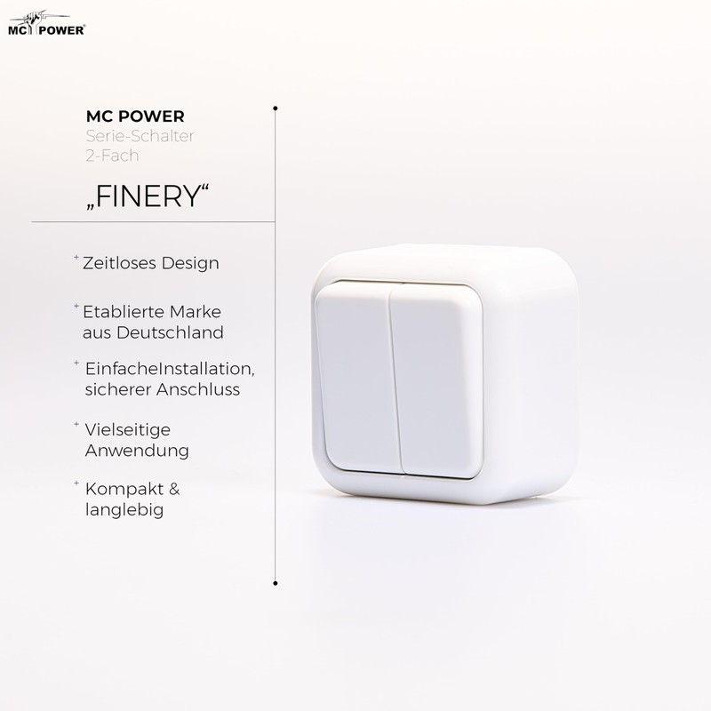 MC POWER 2-Way Series Switch Surface-Mounted Switch | Finery |