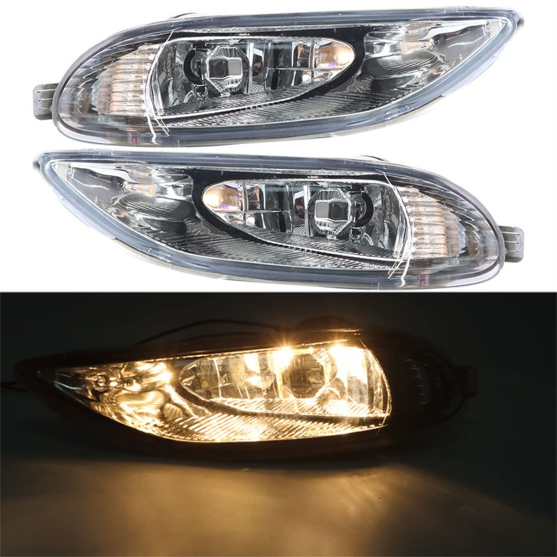 ANTUKO 2-Pack Fogs Light Assembly Fog Lamps with Switch Wiring
