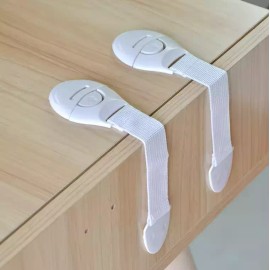 HayWHNKN 10PCS  Baby Kids Child Adhesive Safety Lock For Cabinet Door Drawer Refrigerator