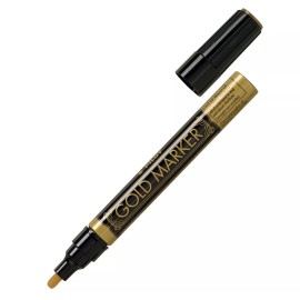 Pilot Gold Metallic Paint Marker 41700, 2.0mm Medium Point
