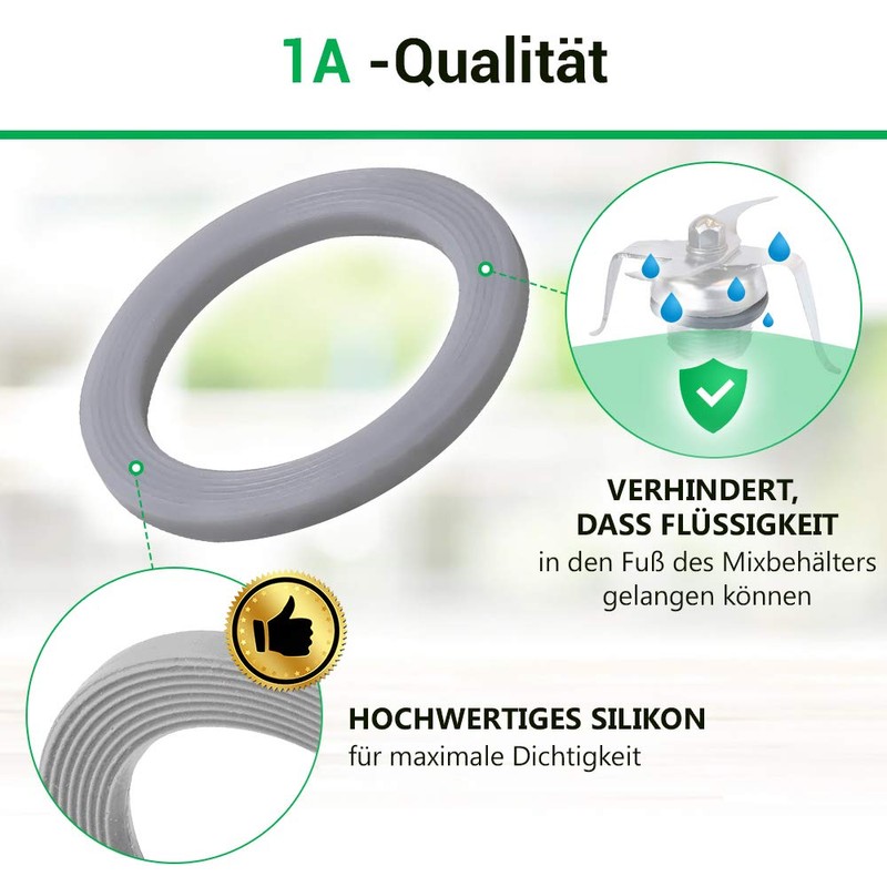 VIOKS Blade Insert Seal Replacement for Vorwerk Thermomix TM3300 TM