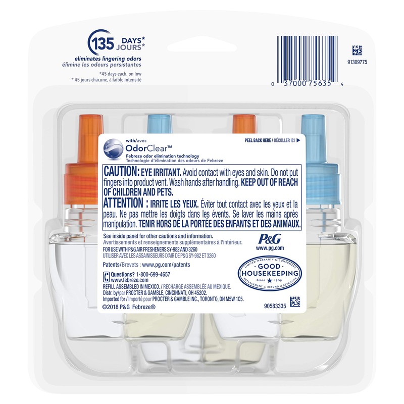 Febreze Plug Air Freshener Oil Refill, Hawaiian