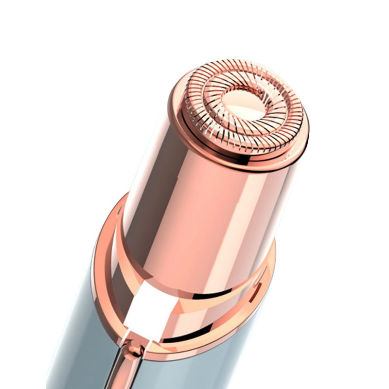 Electric Facial Hair Remover Women Lipstick Shaped Portable USB Charging