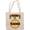 Make Your Mark Design P.E Teacher. Graduation Reusable Tote Bag