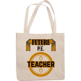 Make Your Mark Design P.E Teacher. Graduation Reusable Tote Bag for College Students