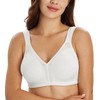 Lemorosy Women's Minimiser Bra, Large Sizes, Comfortable, Full Cup, Unpadded,