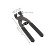 WOONEKY Handheld Leather Hole Punch Tool Ergonomic Carbon Steel Pliers