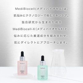 Mediocell Pore Serum, 0.9 fl oz (28 ml), Glycerin, Vitamin C, PDRN (Pore Care), Made in Japan