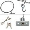 Garage Door Lock,Garage Door Opener,Emergency Release Lock Kit with 2