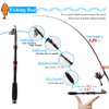 Fishing Rod and Reel Combos, 2PCS 2.1m/6.89ft Fishing Pole Combo