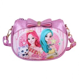 Character Ribbon Crossbody Tote Bag Kids Bag Adjustable Length KC Certified