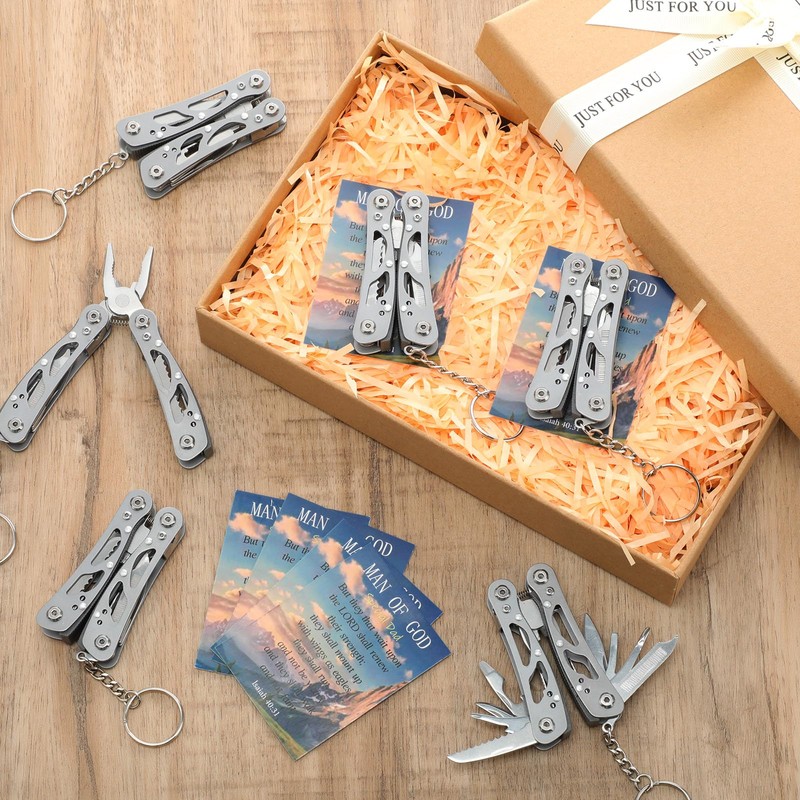 Lanties 6 Pack Mini Multitool Pliers with Man of God