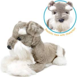 VIAHART Siegfried The Schnauzer - 13 Inch Stuffed Animal Plush - by TigerHart Toys