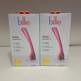 Billie (2) Billie Malibu   Razor Starter Kit  – 5-Blade + 2 Refills  Magnetic Holder