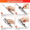 Concrete hole saw kit with SDS plus shank and MAX
