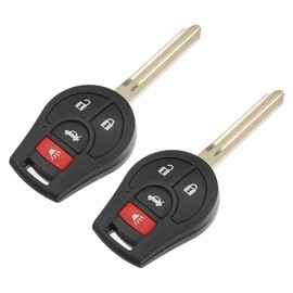 ACROPIX 315 MHz Key Fob Keyless Entry Remote Fit for Nissan Rogue 2013-2015 for Nissan Versa Sentra 2013-2019 CWTWB1U751 - Pack of 2 Black