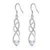 Sterling Silver Drop Earrings for Women Girl, Silver Dangle Earrings