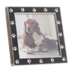 Lawrence Frames Metal and Black Enamel Paw Print Photo Frame