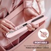 Travel Flat Iron Cordless, Mini Hair Straightener and Curler for