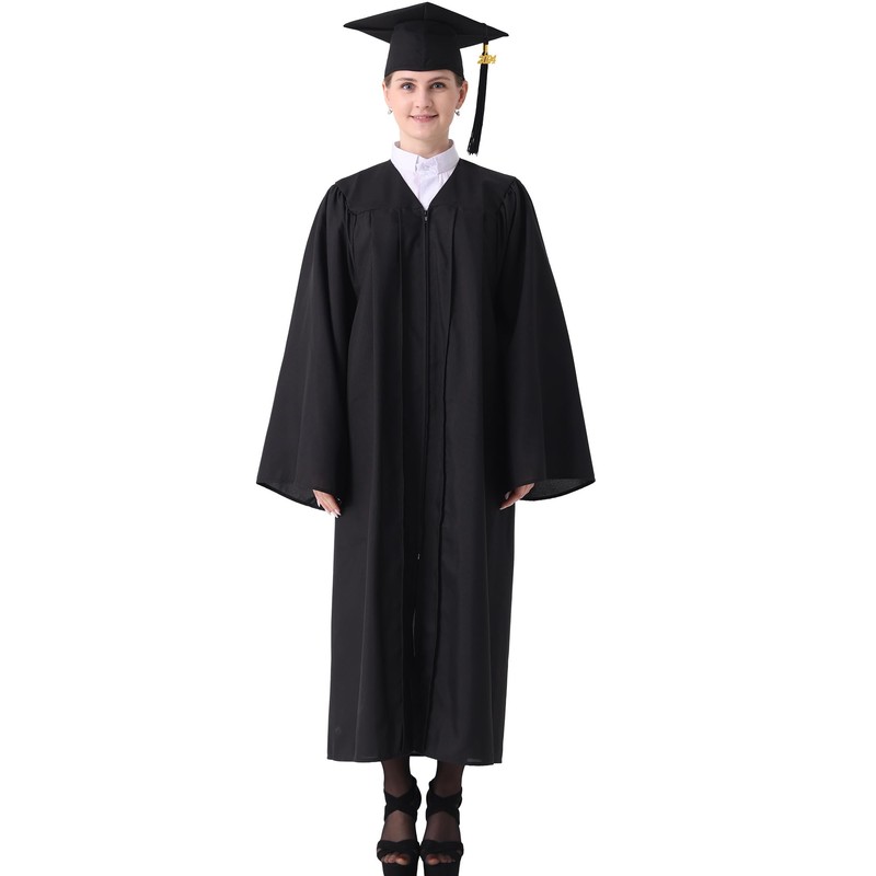 GraduatePro Matte Graduation Cap and Gown Class of 2025 Set