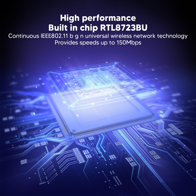Yunseity USB WiFi Network Card Adapter BT4.0 RTL8723BU Chip High