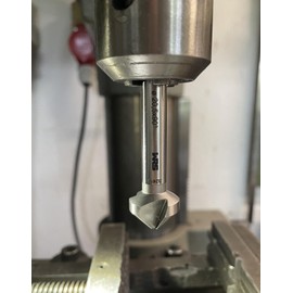 WRS Countersink DIN 335/C, HSS-E (Co5), for Stainless Steel, Precision Design, Made in Germany, with 3 Cutting Edges, 90° Countersunk Angle, in Plastic Box, Size: 11.5 mm Diameter