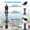 yotutun Aquarium Heater, 50 W Aquarium Heating Rod Adjustable with
