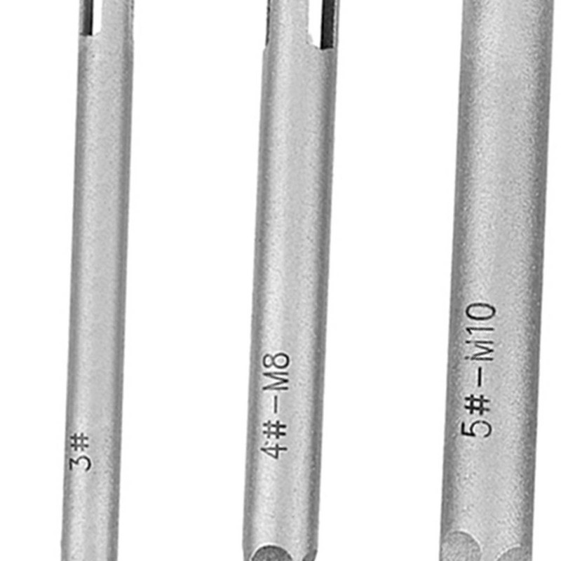 Steel Broken Head Taps Remover Stripped Screw Tap Extractor Set (#A)