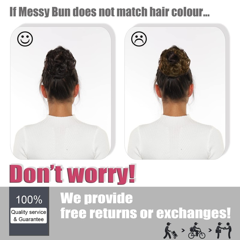 Yamel Messy Bun Hair Pieces for Women Hair Bun Extension