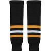 Men's Multiple Colors Knit Senior Hockey Socks (Black Socks with